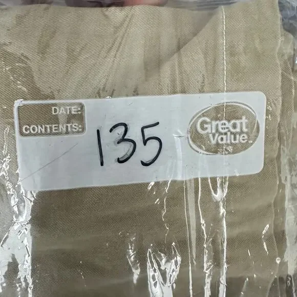 Luxe to kill cargo pants women's size US 8 tan khaki streetwear baggy 90's style - Picture 10 of 10